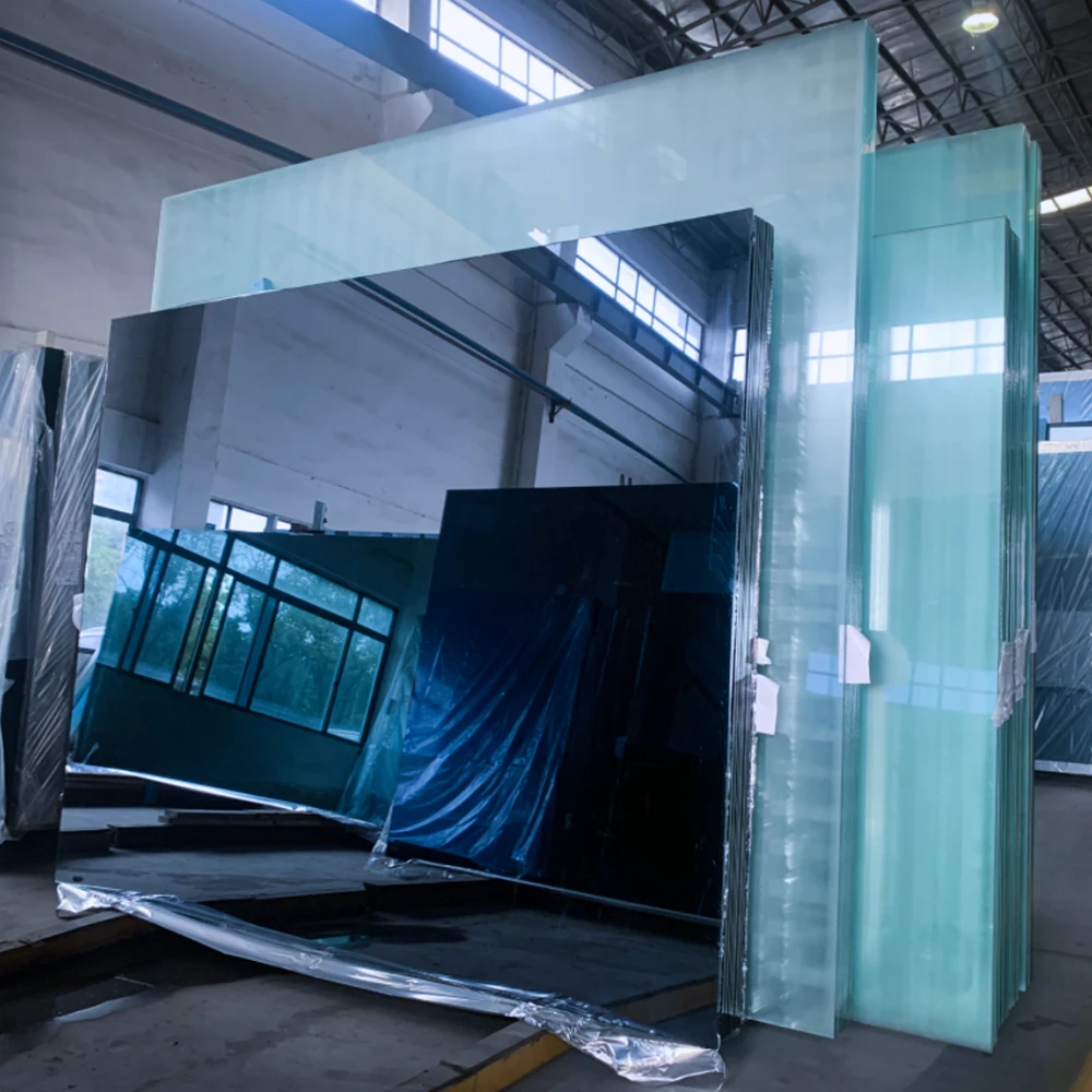 Dark Grey Safety Tempered Glass Crystal Euro Grey Color Tinted Toughened Glass Doors and windows Wall