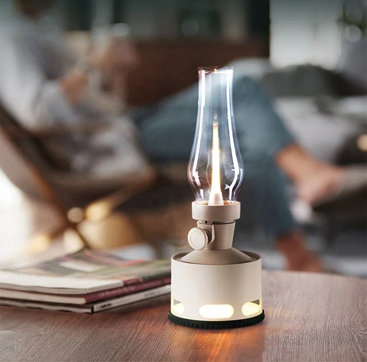 
Fillux glass battery candle warmer kerosene tischlampe bed side abajur nightlight reading bedside desk table lamp night light 