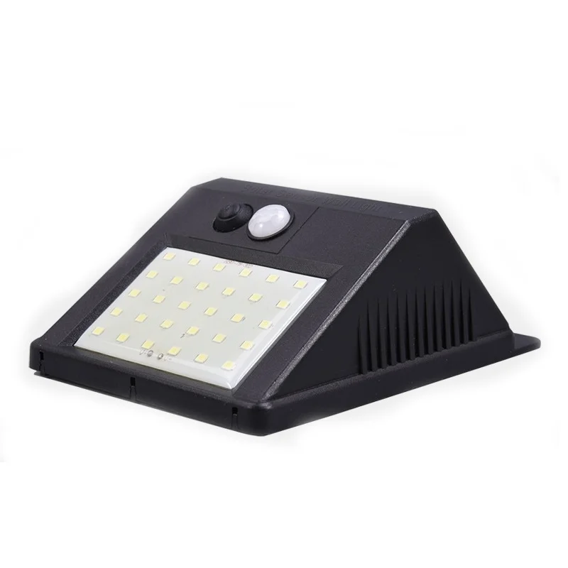 Solar Powered  LED Wall Lamp PIR Motion Sensor  Night Sensor Control solar wall lights outdoor garden lighting