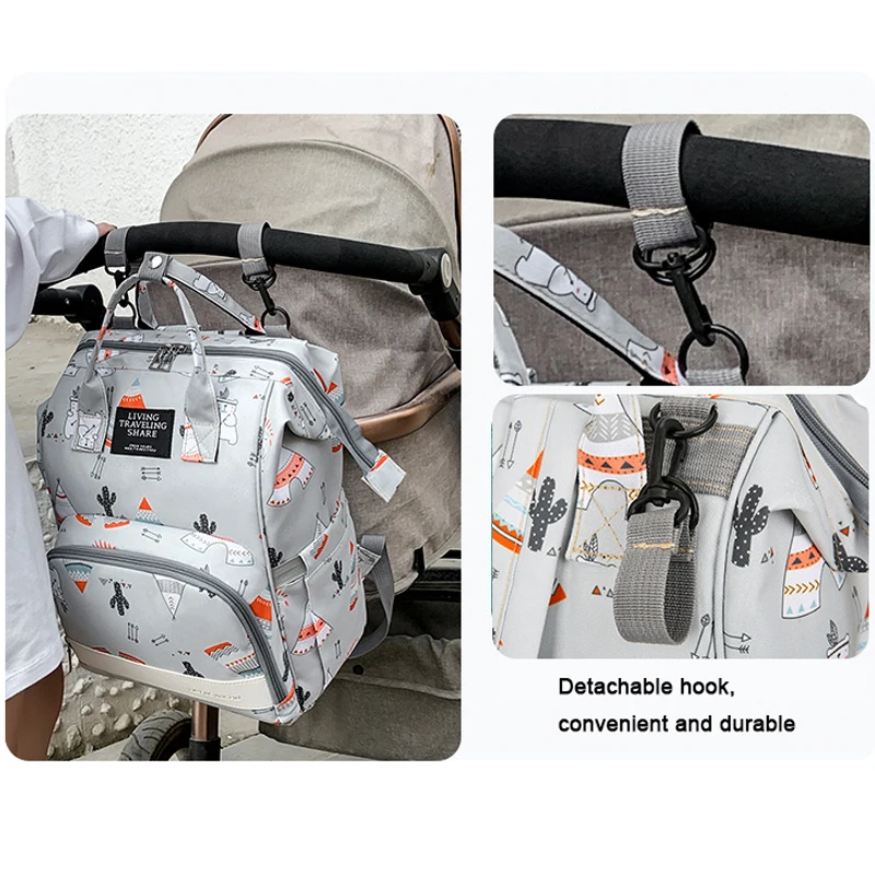 large capacity maternity bag for hospital multifunctional baby care bag travel diaper bag backpack