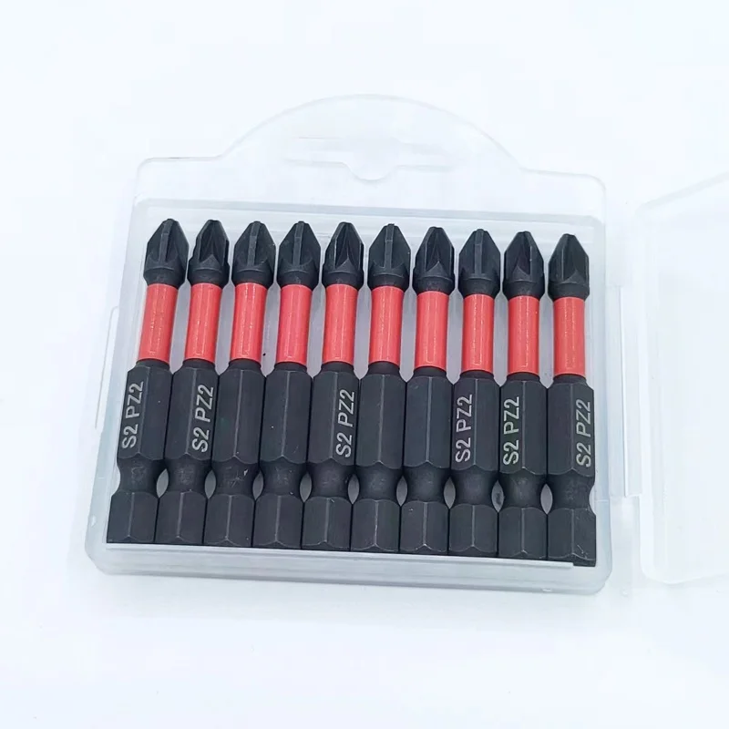 Hexagonal handle S2-PH2 screwdriver bit with high torque and strong magnetic impact resistance