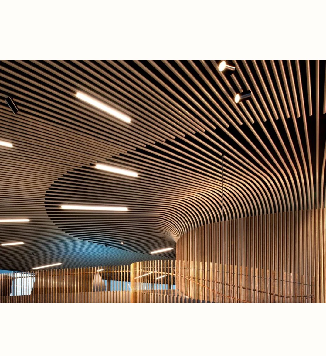 pop ceiling metal aluminum extruded tube ceiling designs