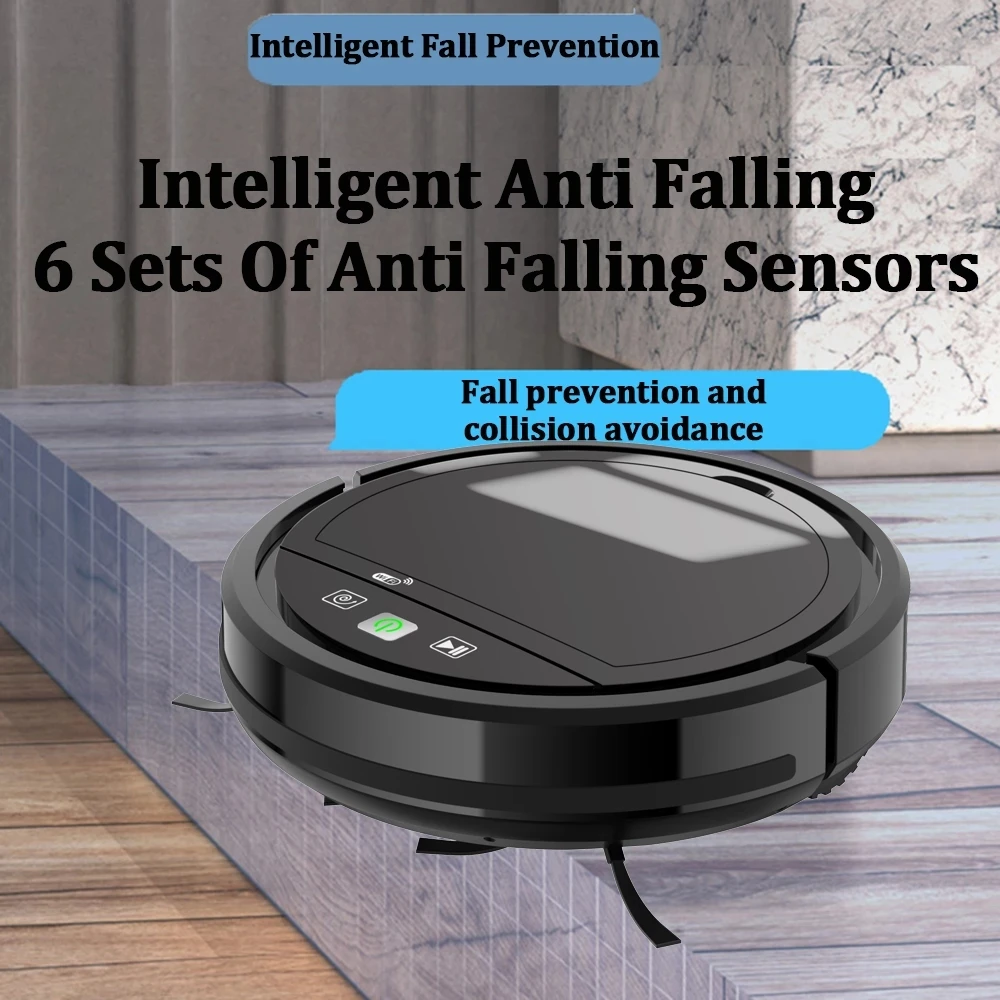 Tuya Robot Vacuum Cleaner Visual Navigation APP Virtual Barrier Breakpoint Continuous Cleaning