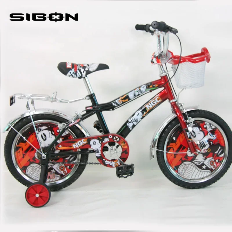 Тормозная рама из алюминиевого сплава SIBON B0110149, тормозная рама 16 дюймов, детский велосипед с мультяшным рисунком от 2 до 5 лет