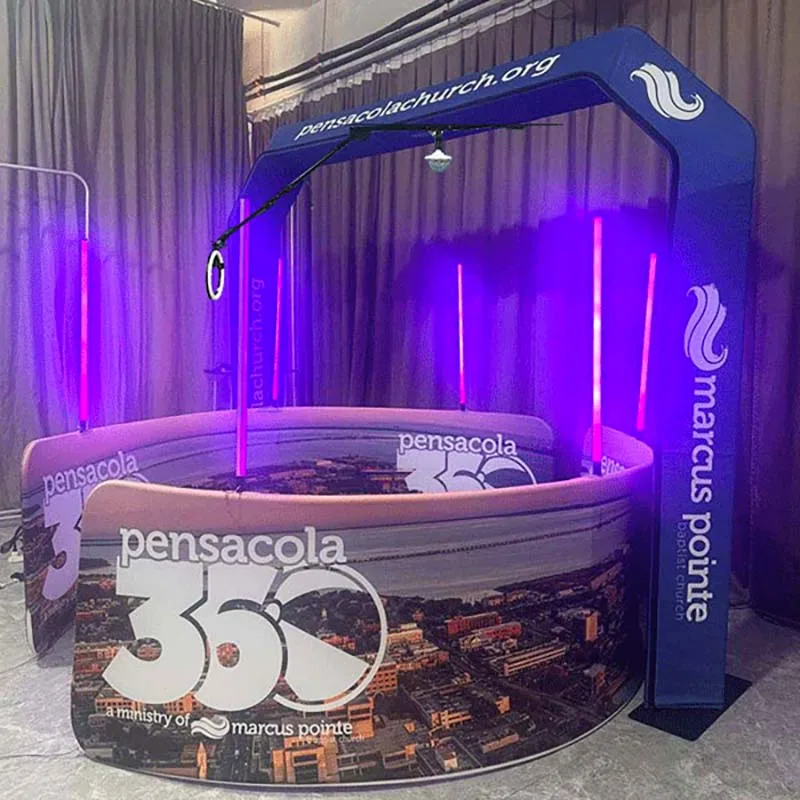 Free Custom Logo Overhead 360 Photo Booth Orb Selfie Video Free Accessories Sky Top Spinner 2022 Video Camera Portable