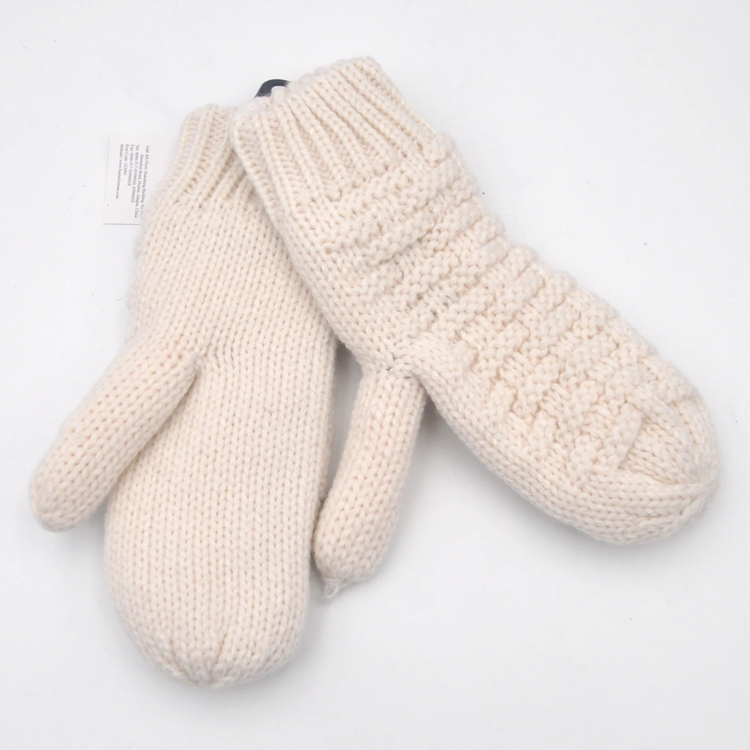 High Quality Winter Knitted Gloves Mitten Winter Mitten Wool Fingerless Gloves