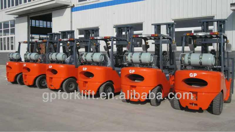 2T 3 Tons LPG Forklift With Japan nissan Forklift Engine