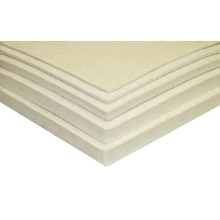 White and gray wool felt sheets factory wholesale industrial felt