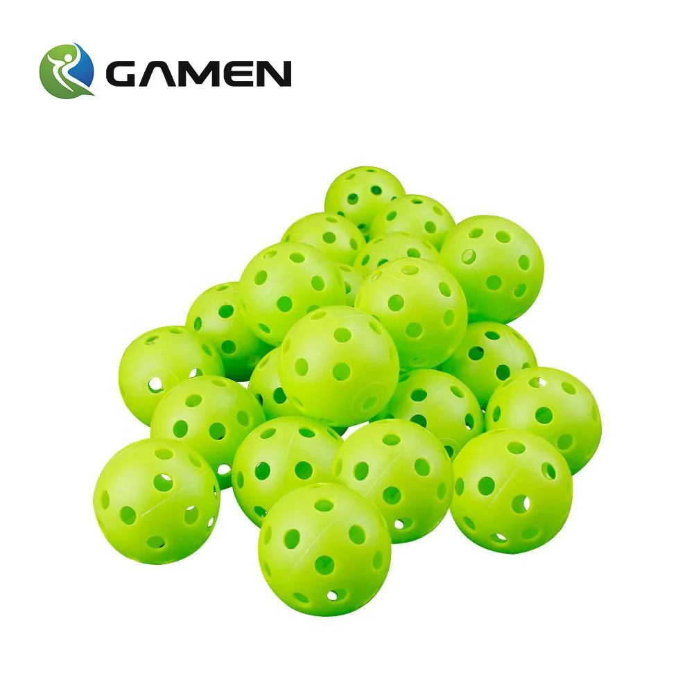 GAMEN multi color outdoor practice 26 holes air flow bulk training mini plastic hollow golf ball