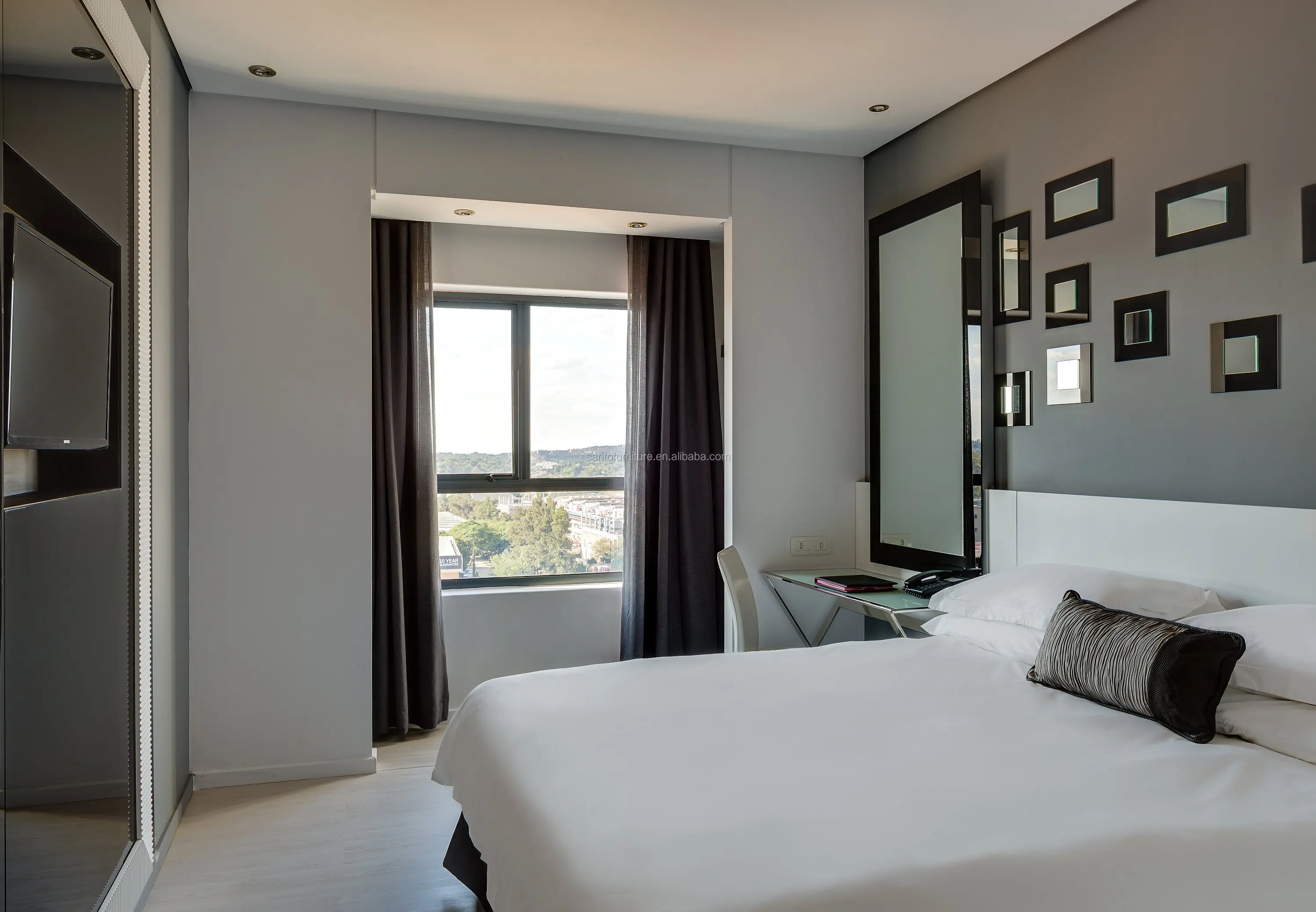 Wholesale Bedroom Sets Luxury Master King Size Bed Room Furniture Hotel Double Modern Mdf Cheap Home Bedroom Set Furniture