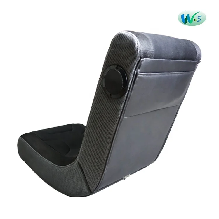 WSF 3716 Rocking chair with LED light Floor Foldable Rocker Game Chair Music Rocking Gaming seat with blue tooth Speakers