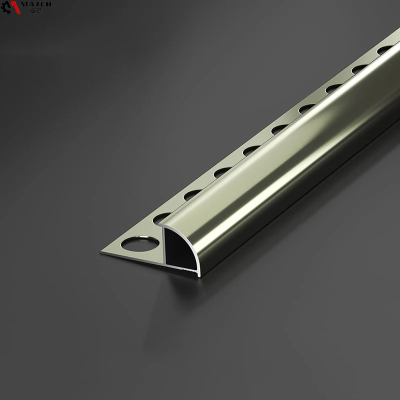 wholesale high quality flooring accessories aluminium alloy u shaped tile edge trim low price
