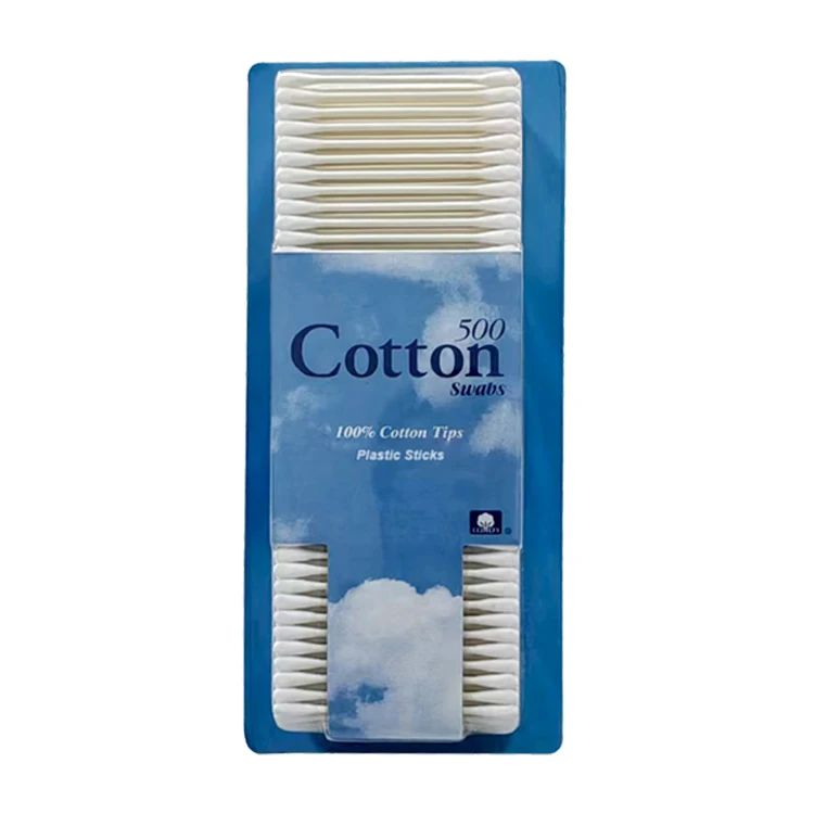 Color Ear Sticks Disposable Plastic Stick Cotton Bud Manufacture Q Tips Cleaning
