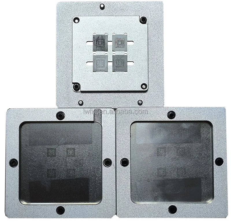 82mm Universal BGA Reballing Station Kit with Magnet Stencil Holder New Condition