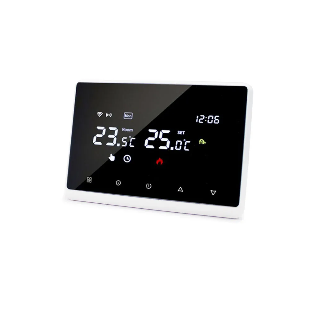 Wireless RF Gas Boiler System Temperature Controller WiFi Connection Room Thermostat