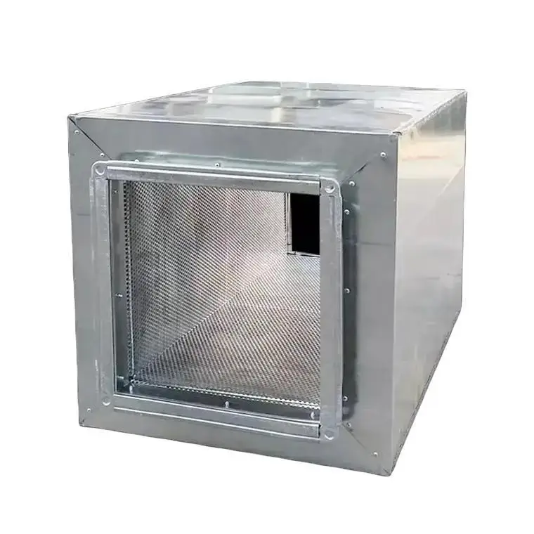 HVAC System Ventilation Muffler Plenum Box Duct acustic Silencer ducting