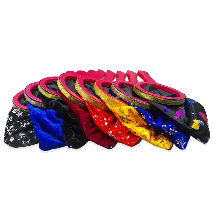 Hot Selling Great quality Big Flower Magic Change bag prop trick with Zipper Bottom for Beginner