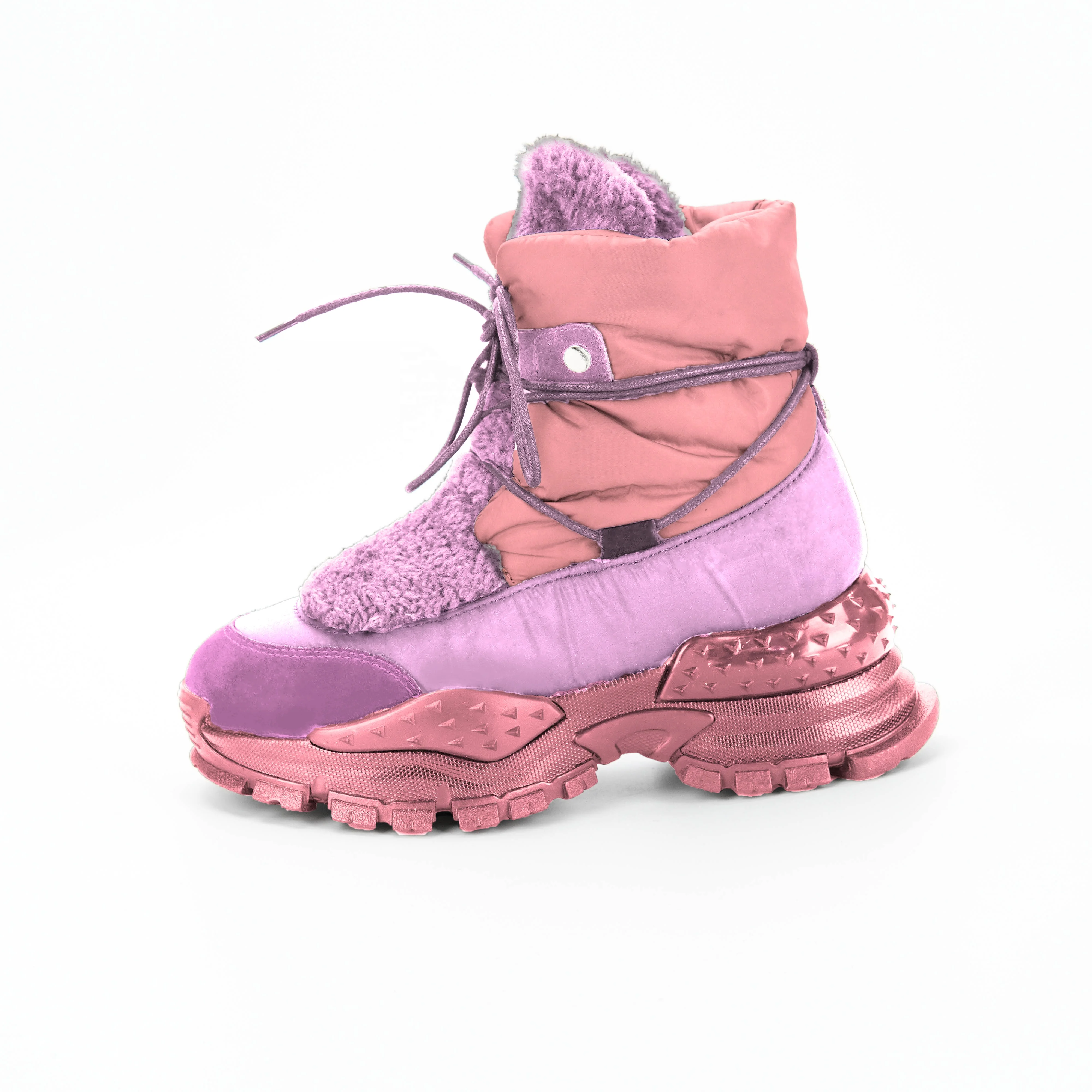 2022 нейлоновые черные зимние меховые ботинки на шнуровке, новинка, женские зимние ботинки до щиколотки для дам