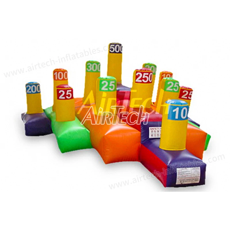 PVC bounce sport game inflatable ring throwing game set inflatable ring toss game for family party