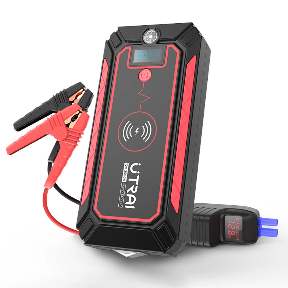 Utrai Car Jump Starter Tools 2500A Booster with Wireless Charging  Jumpstart Starting Device OEM Factory Wholesales Car Starters