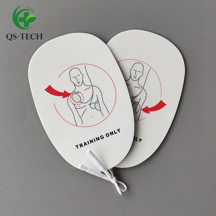 Factory wholesale Adult children defibrillator Electrode Pad for AED Defibrillator Training