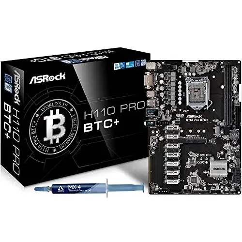 B150 Mining ATX Motherboard for Cryptocurrency Mining with 7 PCIe x1 Slots (B150ATX-A-E)