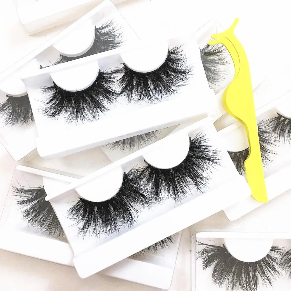 Private Label Eyelashes 3D Mink Eyelash lashes3d wholesale vendor 25mm lashcase lashbeauty