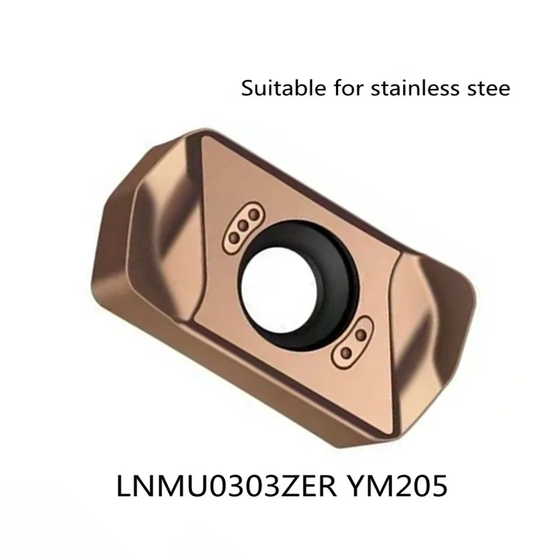 Fast forward the square Shoulder  milling cutter blade  milling insert Suitable for stainless steel milling  LNMU0303ZER-MJ