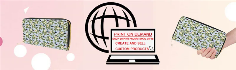 POD OEM Wallet PU Leather Ladies Clutch Long Zipper Phone Bag Piano Music Notes Pattern Purse Card Holder Portefeuille Femme