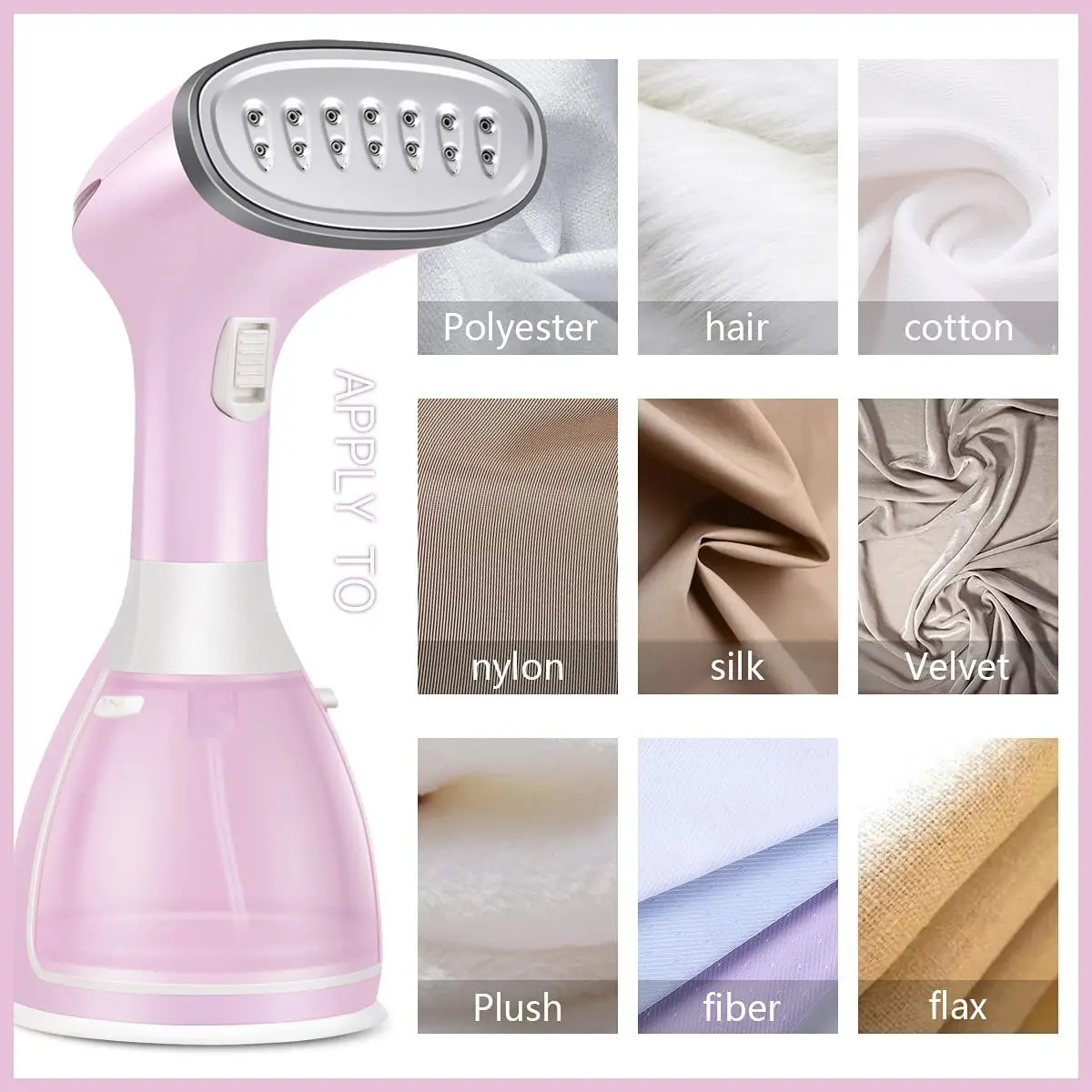 High Quality Professional Travel Household Powerful Mini Portable Handy Handheld Vertical Electric Clothes Iron Garment