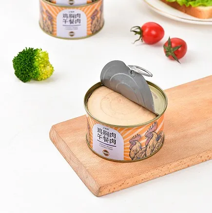  Стерилизованный консервированный обед с куриной грудкой халяльная маленькая жестяная банка многофункциональная для ежедневного приготовления печенья