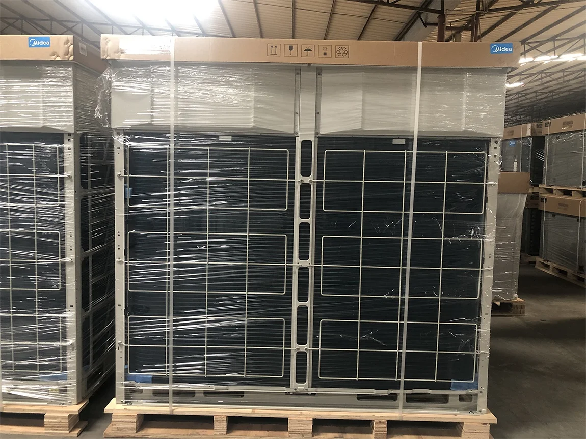Midea Enhanced Vapor Injection (EVI) Compressor 114kBtu smart industrial ac unit air conditioneing system air conditioners