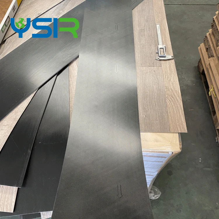 China Yansen waterproof surface soft flexible indoor floor decoration durable quality dry back LVT flooring
