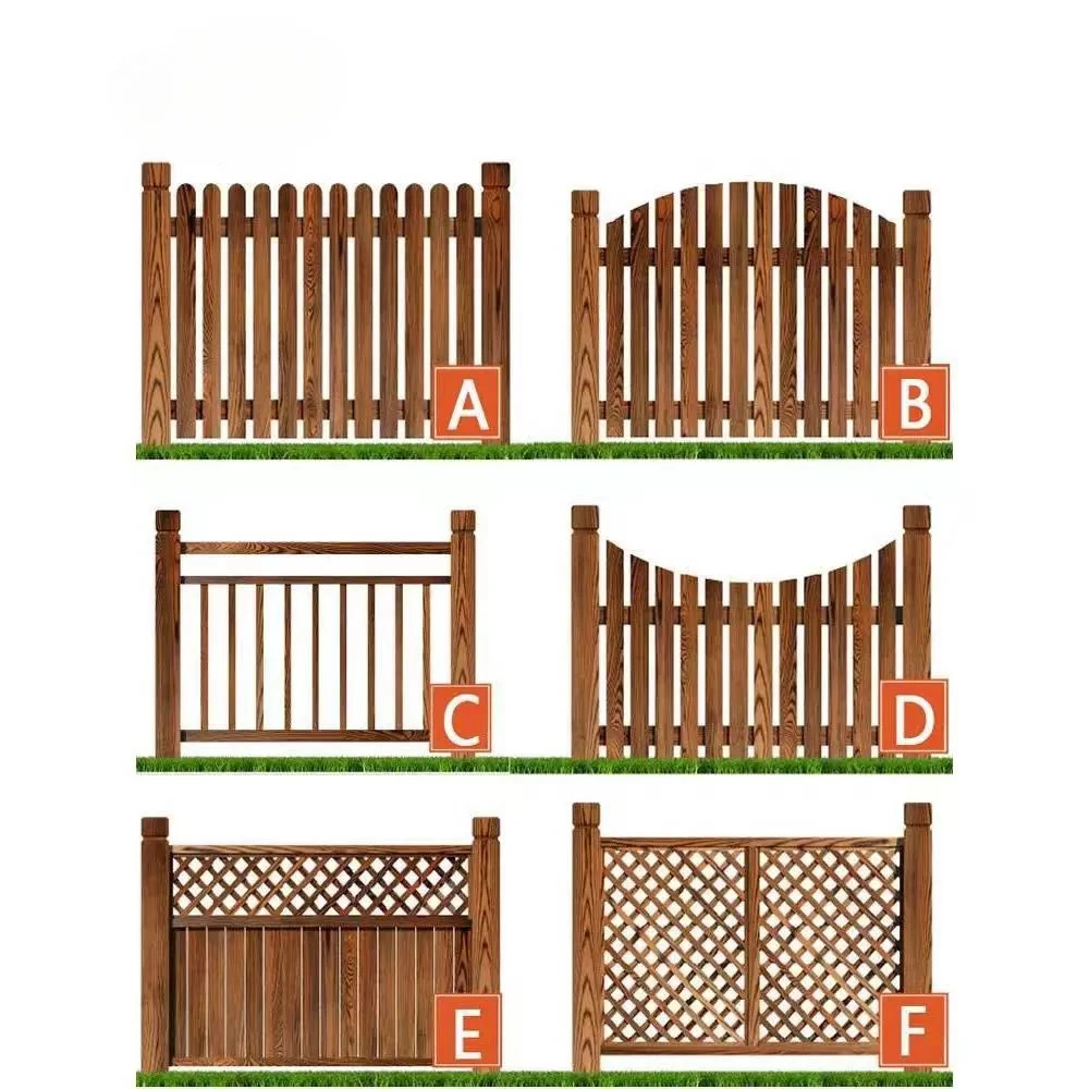 Modern Outdoor Furniture Natural Wood Raw Materials for Backyard Fence