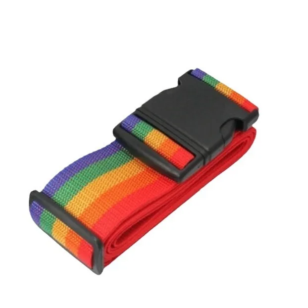 5CM Webbing Travel Accessories Adjustable Bag Luggage Belt Custom logo Heavy Duty  Fabric Luggage Straps