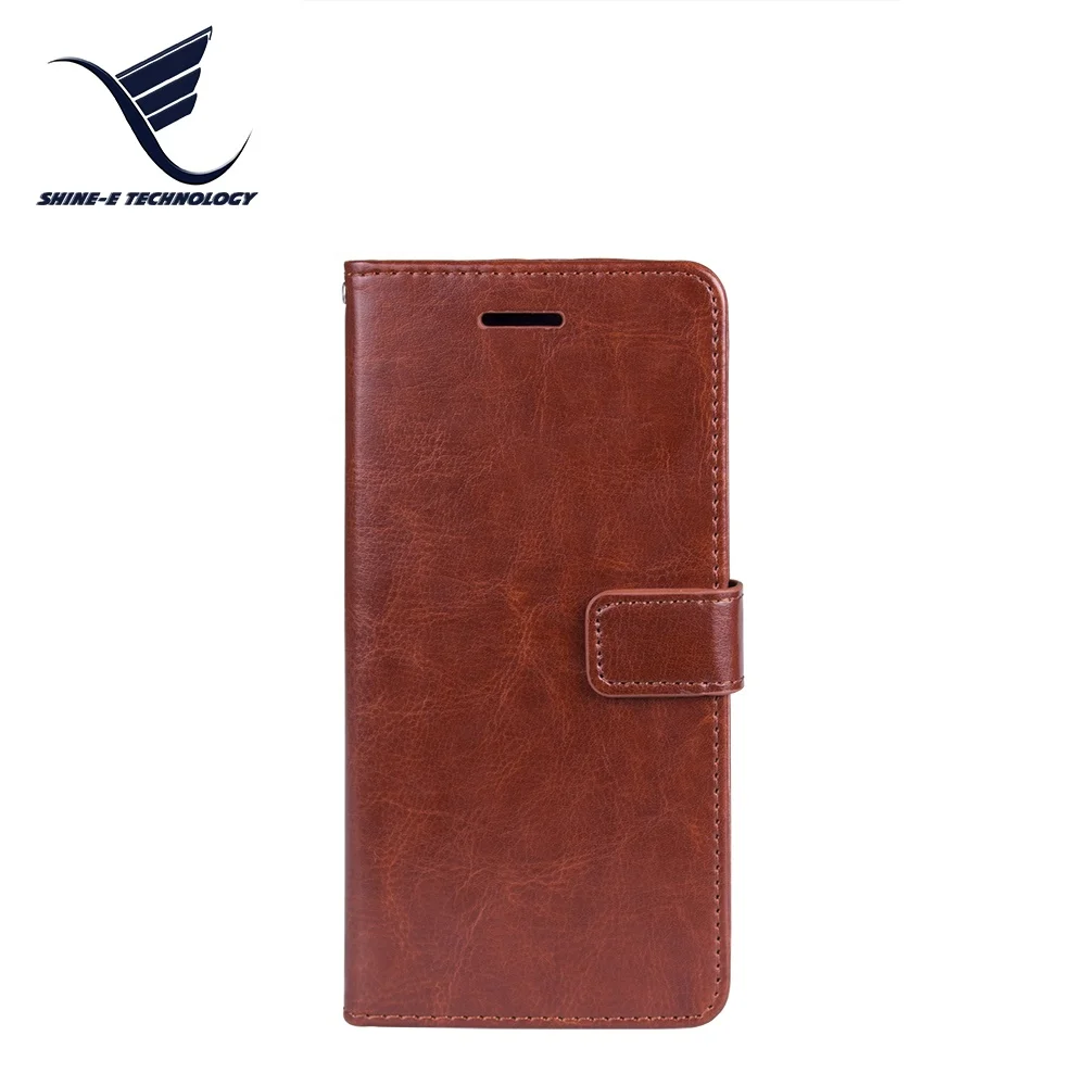 Classic Wallet Stand Case Magnetic Flip PU Leather Phone Cover with Card Slots for Iphone 6 plus/ 6s plus