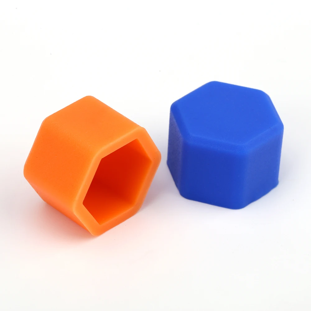 Колпачки для гаек, колесные диски, Внешнее украшение и защита 17/19/ 21 мм, силиконовая Шестигранная розетка, крышка для винта ступицы колеса