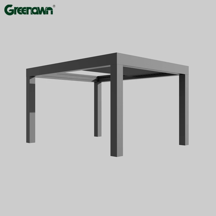 The Leading World-Wide OEM Aluminum Gazebo Factory Multiple Series Manual / Motorized Outdoor Aluminium Louvered Awning