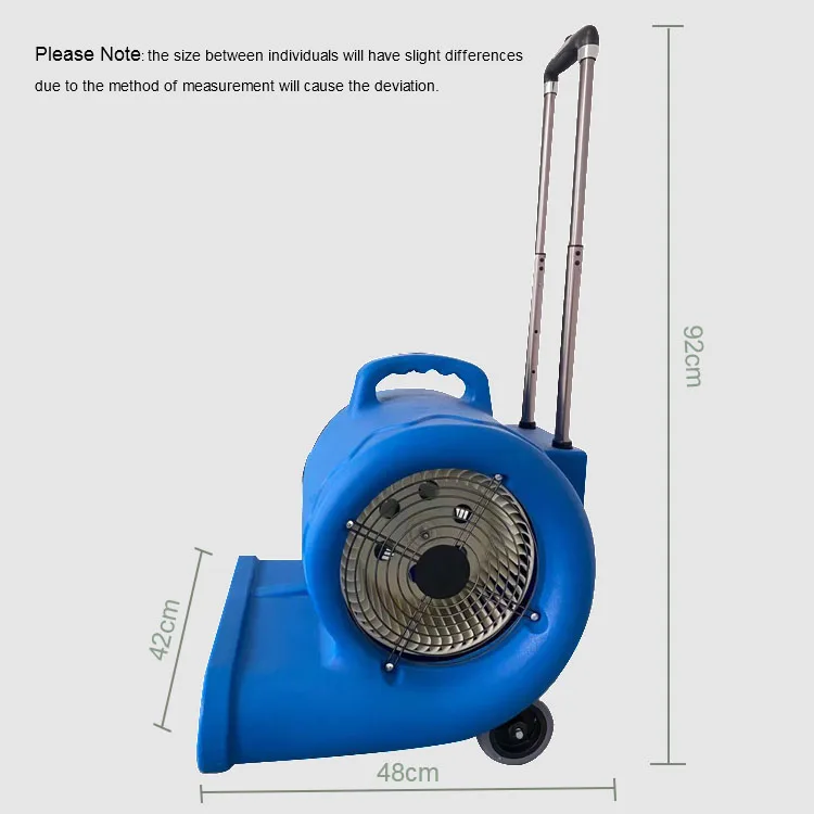 Air Mover Industrial Blower  Carpet Dryer Extractor For Carpet Dryer Strong Energy