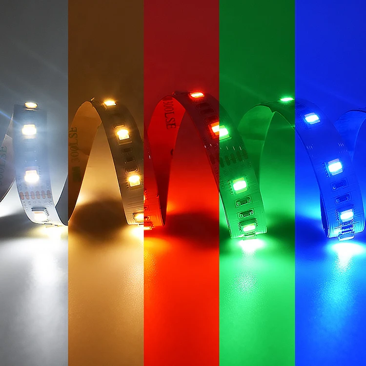High Quality DC12V 24V Warm Cool White Led Strip Light SMD 5050 60led/m Led Light Strip 4 Color In 1 RGBW RGBWW Led Strip