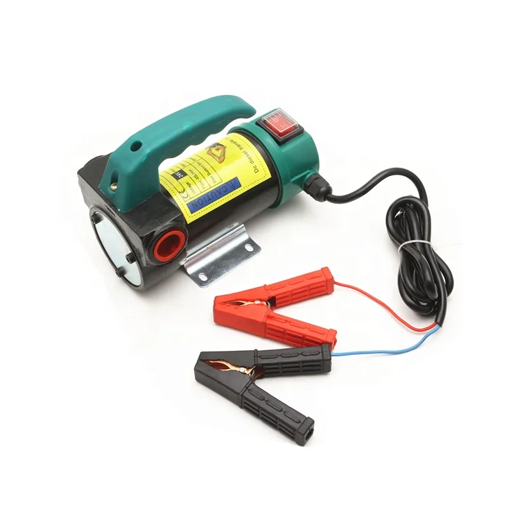 Портативный чугунный топливный насос Dc 12 24 вольт дизельный бак для дизельного и керосинового самовсасывающего масла