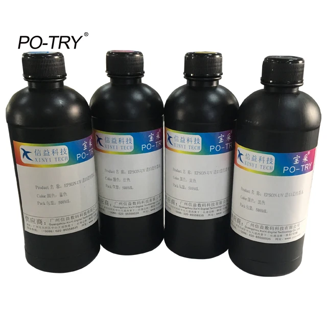 Low Price Yellow Uv Flexo Printing Ink Blue Toshiba Ce4 Uv Printer Ink Yellow Uv Ink For Epson 1390