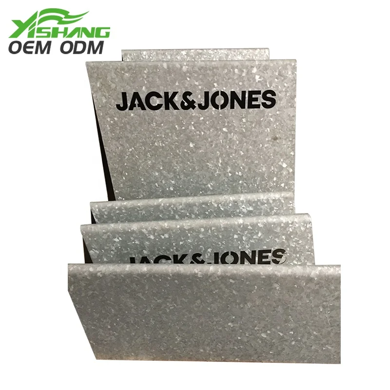 Магазин оцинкованной пластины рекламная стоячая вывеска сварочная лазерная резка на
