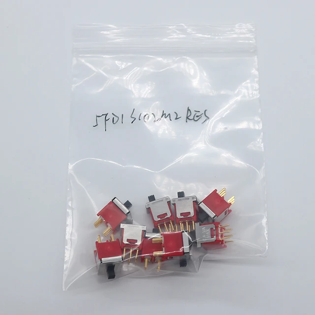 Индивидуальные 6 pin ползунковый Переключатель суб-миниатюрный ползунковый переключатель 30000 циклов ползунковый переключатель