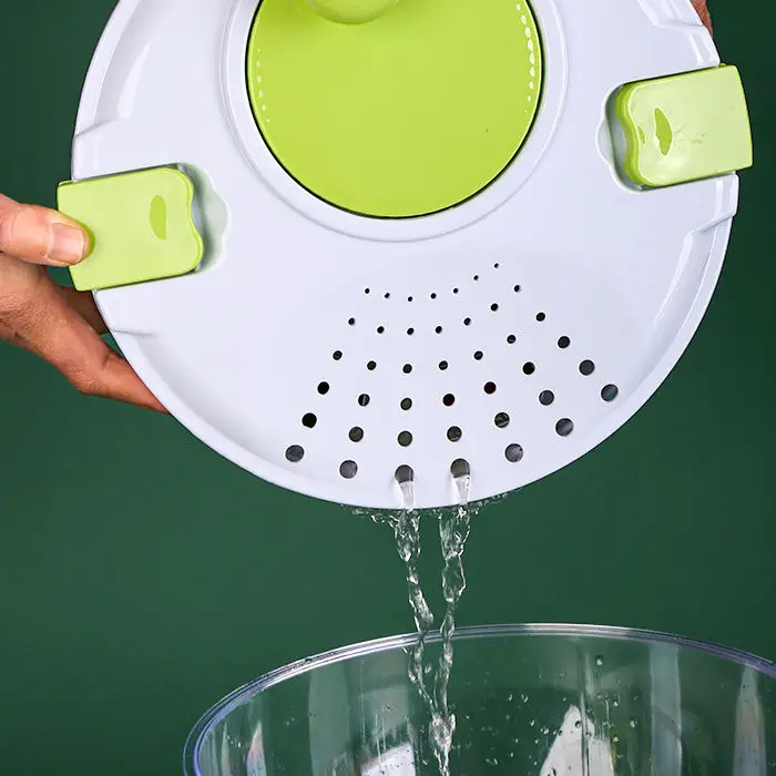 Multi-functional kitchen vegetable dehydrator Salad drain basket Gadget Fruit and vegetable hand dryer