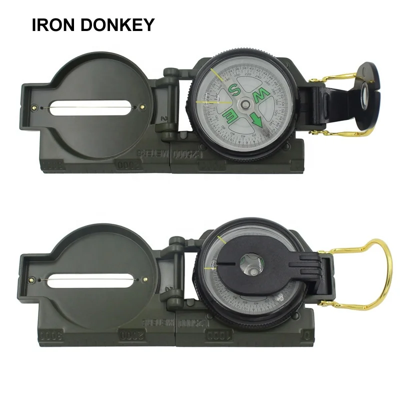 Iron Donkey Outdoor Mountaineering Camping Compass Outdoor Compass