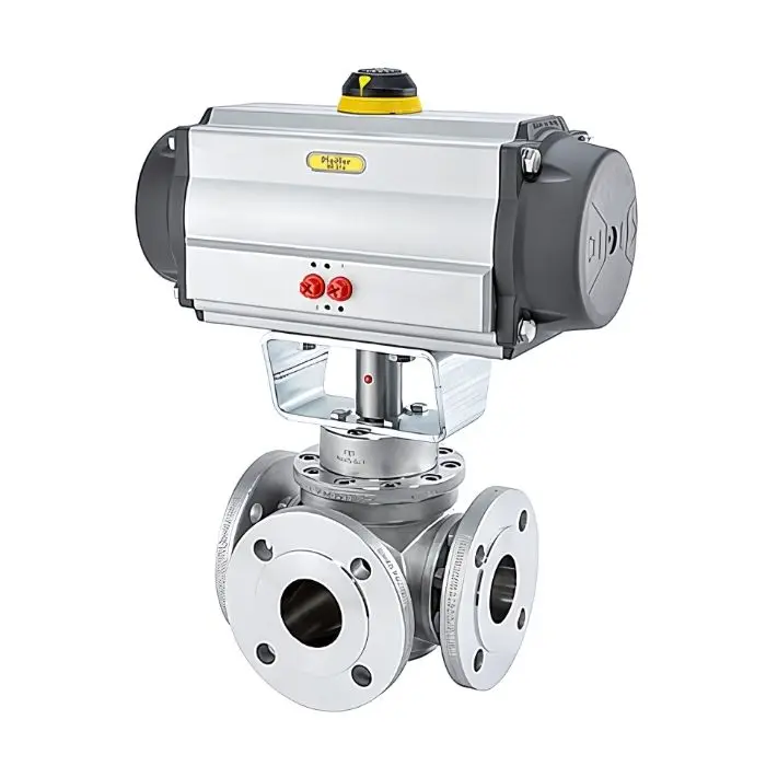 Samson BR 26/Multi-Port Pneumatic ANSI Ball Valve Integrated Pressure Regulation Angle Precision Butterfly Control System OEM