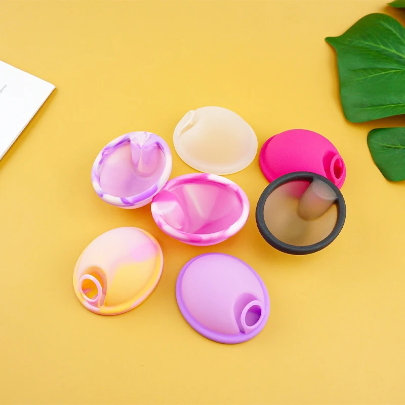 Feminy Silicone Menstrual Disc Small Loop Reusable Ring Menstrual Disc