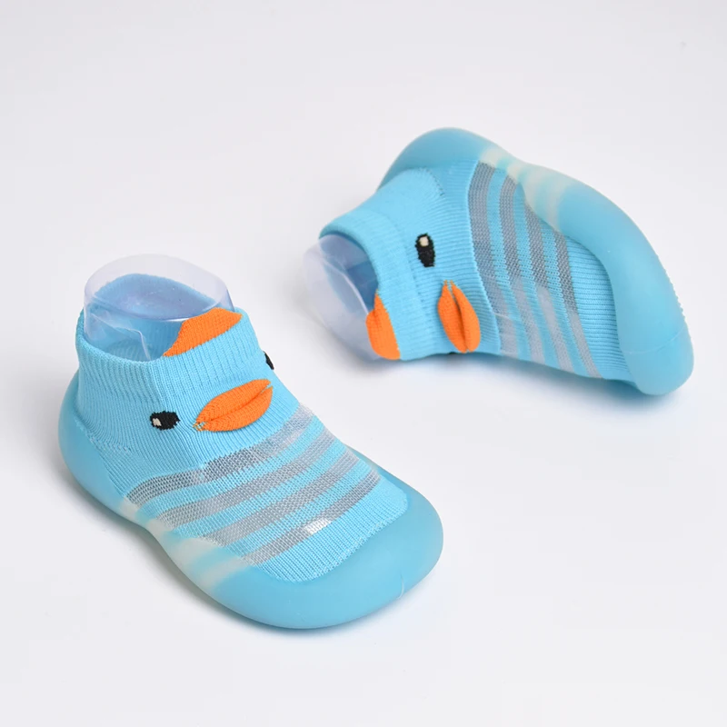 baby socks shoes rubber bottom  anti-slip newborn toddler breathable Little monster soft
