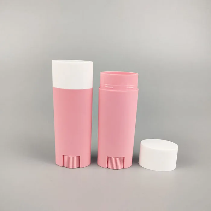 15g Empty Chap stick Tube Lipstick Container  Flat Oval Lip Balm Tube Portable Makeup Lipstick Tubes With Lid